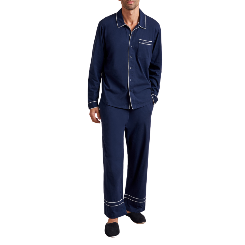 The Mark x La Ligne Men's Navy Pajamas